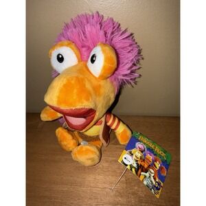 Fraggle Rock Red Plush Toy Jim Henson Apple TV+ Stuffed Animal Orange Pink Hair